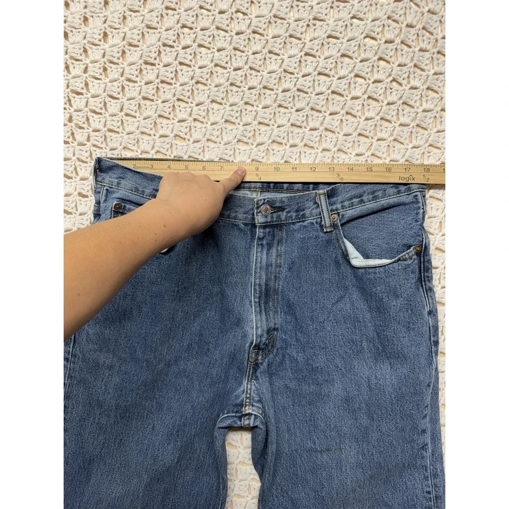 Levis 550 Jeans Men's 38x32 Fits 36x29 Blue Denim Straight Leg 100%Cotton